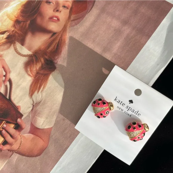 🎁Kate Spade Ladybug Studs NWT🎁 - Xmas
 Sale is on! - Picture 3 of 4